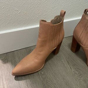 Oasis society tan booties